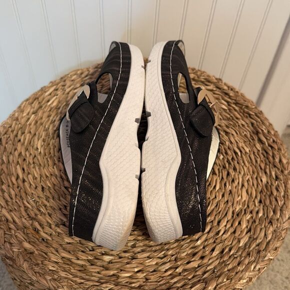 Flexus Italian Comfort by Spring Step  Women's Persemia Black Slide Sandals - B7 - Picture 6 of 8